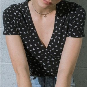 Brandy Melville Wrap Top